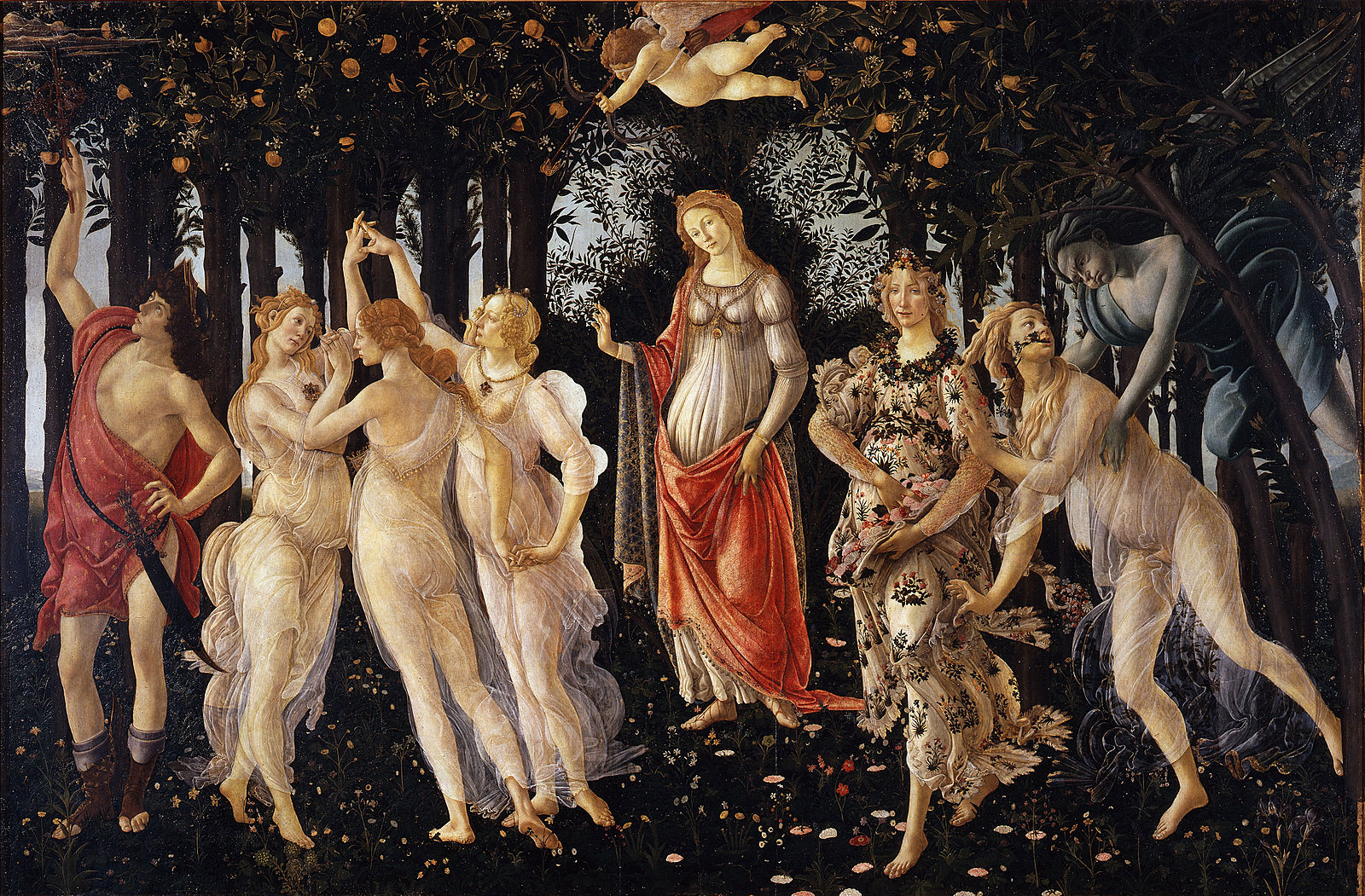 Primavera by Sandro Botticelli (1482)