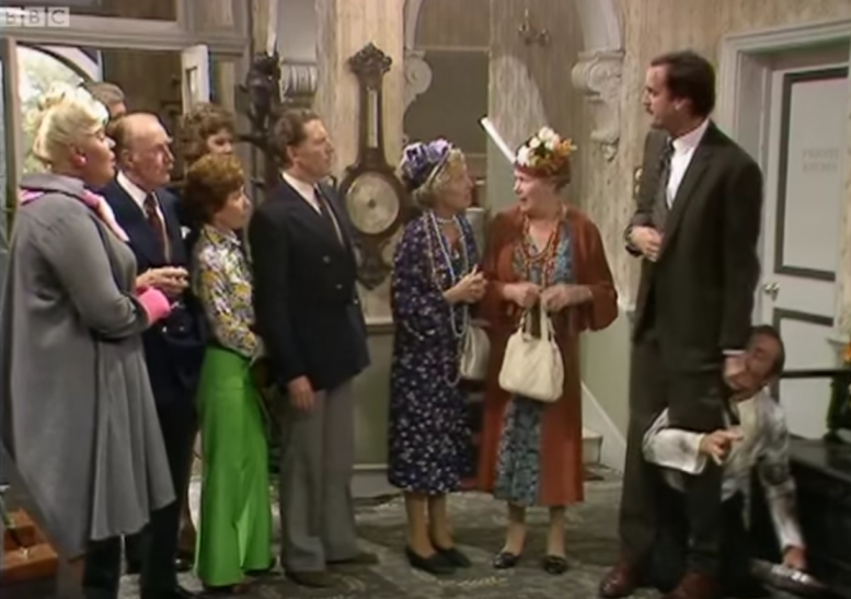 Image from the BBC comedy series Fawlty Towers